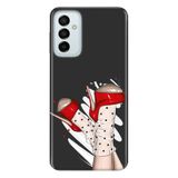 Senada Samsung Galaxy M23 İle Uyumlu Kılıf 0.4Mm Lazer Kesim Silikon Kapak Paris Modası