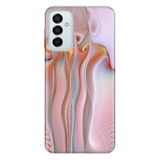 Senada Samsung Galaxy M23 İle Uyumlu Kılıf 0.4Mm Lazer Kesim Silikon Kapak Pinko
