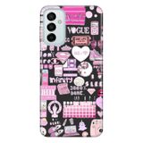 Senada Samsung Galaxy M23 İle Uyumlu Kılıf 0.4Mm Lazer Kesim Silikon Kapak Pinkology