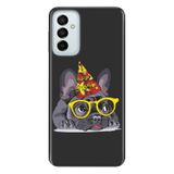Senada Samsung Galaxy M23 İle Uyumlu Kılıf 0.4Mm Lazer Kesim Silikon Kapak Pug Pug Köpek Uyumlu