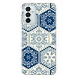 Senada Samsung Galaxy M23 İle Uyumlu Kılıf 0.4Mm Lazer Kesim Silikon Kapak Seramik