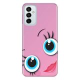 Senada Samsung Galaxy M23 İle Uyumlu Kılıf 0.4Mm Lazer Kesim Silikon Kapak Sevgidolu