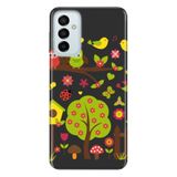 Senada Samsung Galaxy M23 İle Uyumlu Kılıf 0.4Mm Lazer Kesim Silikon Kapak Sevimli,Color165