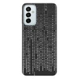 Senada Samsung Galaxy M23 İle Uyumlu Kılıf 0.4Mm Lazer Kesim Silikon Kapak Şifre Matrix