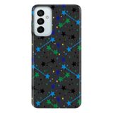 Senada Samsung Galaxy M23 İle Uyumlu Kılıf 0.4Mm Lazer Kesim Silikon Kapak Stars