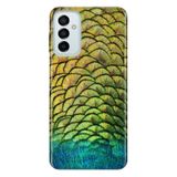 Senada Samsung Galaxy M23 İle Uyumlu Kılıf 0.4Mm Lazer Kesim Silikon Kapak Tavus Kuşu