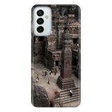 Senada Samsung Galaxy M23 İle Uyumlu Kılıf 0.4Mm Lazer Kesim Silikon Kapak Tibet