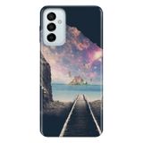 Senada Samsung Galaxy M23 İle Uyumlu Kılıf 0.4Mm Lazer Kesim Silikon Kapak Tren Yolu