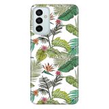 Senada Samsung Galaxy M23 İle Uyumlu Kılıf 0.4Mm Lazer Kesim Silikon Kapak Tropical