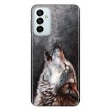 Senada Samsung Galaxy M23 İle Uyumlu Kılıf 0.4Mm Lazer Kesim Silikon Kapak Vahşi Kurt