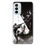 Senada Samsung Galaxy M23 İle Uyumlu Kılıf 0.4Mm Lazer Kesim Silikon Kapak War Legend