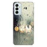 Senada Samsung Galaxy M23 İle Uyumlu Kılıf 0.4Mm Lazer Kesim Silikon Kapak Yağmurlu Bir Akşam