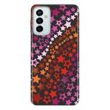 Senada Samsung Galaxy M23 İle Uyumlu Kılıf 0.4Mm Lazer Kesim Silikon Kapak Yıldız