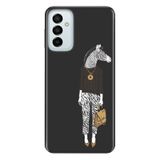 Senada Samsung Galaxy M23 İle Uyumlu Kılıf 0.4Mm Lazer Kesim Silikon Kapak Zebra Style