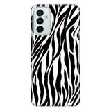 Senada Samsung Galaxy M23 İle Uyumlu Kılıf 0.4Mm Lazer Kesim Silikon Kapak Zebradeseni Uyumlu