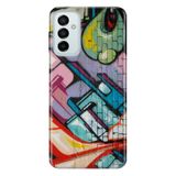 Senada Samsung Galaxy M23 Uymulu İle Uyumlu Kılıf 0.4Mm Lazer Kesim Silikon Kapak Grafitti Duvarı
