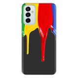 Senada Samsung Galaxy M23 Uyumlu İle Uyumlu Kılıf 0.4Mm Lazer Kesim Silikon Kapak Akan Boya