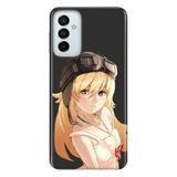 Senada Samsung Galaxy M23 Uyumlu İle Uyumlu Kılıf 0.4Mm Lazer Kesim Silikon Kapak Anime Pilot