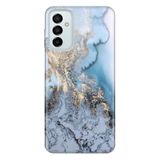 Senada Samsung Galaxy M23 Uyumlu İle Uyumlu Kılıf 0.4Mm Lazer Kesim Silikon Kapak Antic Marble