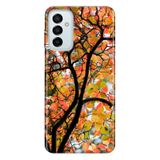 Senada Samsung Galaxy M23 Uyumlu İle Uyumlu Kılıf 0.4Mm Lazer Kesim Silikon Kapak Huzur Ağacı