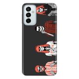 Senada Samsung Galaxy M23 Uyumlu İle Uyumlu Kılıf 0.4Mm Lazer Kesim Silikon Kapak Iskelet Aile