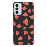 Senada Samsung Galaxy M23 Uyumlu İle Uyumlu Kılıf 0.4Mm Lazer Kesim Silikon Kapak Karpuz