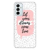 Senada Samsung Galaxy M23 Uyumlu İle Uyumlu Kılıf 0.4Mm Lazer Kesim Silikon Kapak Let Dream Love