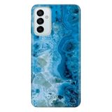 Senada Samsung Galaxy M23 Uyumlu İle Uyumlu Kılıf 0.4Mm Lazer Kesim Silikon Kapak Mavi Ametist