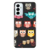Senada Samsung Galaxy M23 Uyumlu İle Uyumlu Kılıf 0.4Mm Lazer Kesim Silikon Kapak Owl