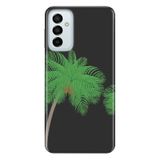 Senada Samsung Galaxy M23 Uyumlu İle Uyumlu Kılıf 0.4Mm Lazer Kesim Silikon Kapak Palmiye