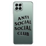 Senada Samsung Galaxy M33 İle Uyumlu Kılıf 0.4Mm Lazer Kesim Silikon - Anti Social