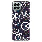 Senada Samsung Galaxy M33 İle Uyumlu Kılıf 0.4Mm Lazer Kesim Silikon - Bisiklet