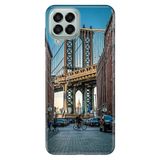 Senada Samsung Galaxy M33 İle Uyumlu Kılıf 0.4Mm Lazer Kesim Silikon - Brooklyn Köprüsü