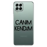 Senada Samsung Galaxy M33 İle Uyumlu Kılıf 0.4Mm Lazer Kesim Silikon - Canım Kendim