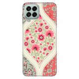 Senada Samsung Galaxy M33 İle Uyumlu Kılıf 0.4Mm Lazer Kesim Silikon - Dantel Çiçek