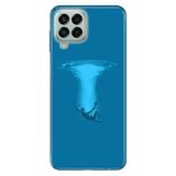 Senada Samsung Galaxy M33 İle Uyumlu Kılıf 0.4Mm Lazer Kesim Silikon - Deep Sea