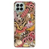 Senada Samsung Galaxy M33 İle Uyumlu Kılıf 0.4Mm Lazer Kesim Silikon - Grafitti Rock