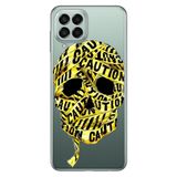 Senada Samsung Galaxy M33 İle Uyumlu Kılıf 0.4Mm Lazer Kesim Silikon - Iskelet Caution