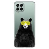 Senada Samsung Galaxy M33 İle Uyumlu Kılıf 0.4Mm Lazer Kesim Silikon - Kanye Bear
