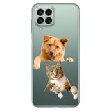Senada Samsung Galaxy M33 İle Uyumlu Kılıf 0.4Mm Lazer Kesim Silikon - Köpek Kedi