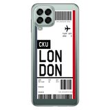Senada Samsung Galaxy M33 İle Uyumlu Kılıf 0.4Mm Lazer Kesim Silikon - Londra Uçak Bileti