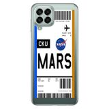Senada Samsung Galaxy M33 İle Uyumlu Kılıf 0.4Mm Lazer Kesim Silikon - Mars Uçak Bileti