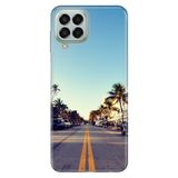 Senada Samsung Galaxy M33 İle Uyumlu Kılıf 0.4Mm Lazer Kesim Silikon - Miami Sunset