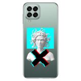 Senada Samsung Galaxy M33 İle Uyumlu Kılıf 0.4Mm Lazer Kesim Silikon - Mix Heykel