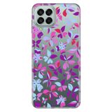 Senada Samsung Galaxy M33 İle Uyumlu Kılıf 0.4Mm Lazer Kesim Silikon - Mor Kelebek