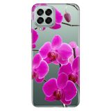 Senada Samsung Galaxy M33 İle Uyumlu Kılıf 0.4Mm Lazer Kesim Silikon - Mor Orkide