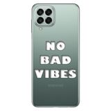 Senada Samsung Galaxy M33 İle Uyumlu Kılıf 0.4Mm Lazer Kesim Silikon - No Bad Vibes