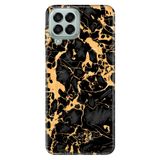 Senada Samsung Galaxy M33 İle Uyumlu Kılıf 0.4Mm Lazer Kesim Silikon - Petek Mermer