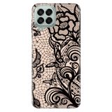 Senada Samsung Galaxy M33 İle Uyumlu Kılıf 0.4Mm Lazer Kesim Silikon - Pinkmandala