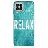 Senada Samsung Galaxy M33 İle Uyumlu Kılıf 0.4Mm Lazer Kesim Silikon - Relax Mermer